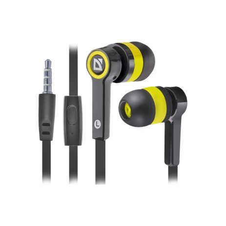 Навушники з мікрофоном Defender Pulse 420 Black/Yellow (63421) Навушники з мікрофоном Defender Pulse 420 Black/Yellow (63421)