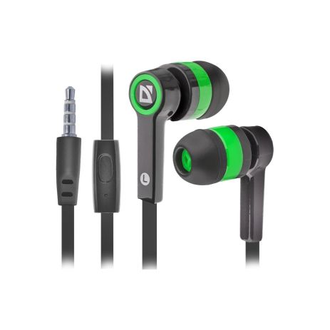 Навушники з мікрофоном Defender Pulse 420 Black/Green (63422) Навушники з мікрофоном Defender Pulse 420 Black/Green (63422)
