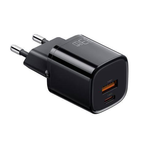 Зарядний пристрій на 2 порти Mcdodo Nano Series 33W PD+QC Dual Port Charger CH-0151 Black Зарядний пристрій на 2 порти Mcdodo Nano Series 33W PD+QC Dual Port Charger CH-0151 Black