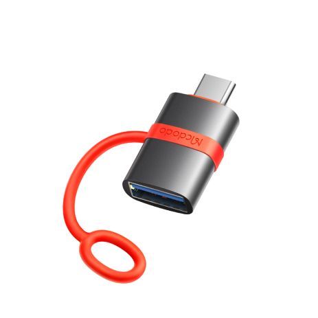 Адаптер (перехідник) Mcdodo OT-3810 USB-A до USB-C Adapter with Silicone Hook