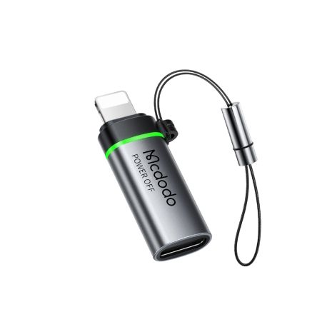 Адаптер (перехідник) Mcdodo автоматичного вимкнення USB-C to Lightning Auto Power Off Adapter OT-2590 Адаптер (перехідник) Mcdodo автоматичного вимкнення USB-C to Lightning Auto Power Off Adapter OT-2590
