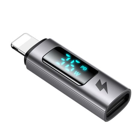 Перехідник (адаптер) Mcdodo Digital display USB-C to Lightning PD 36W Connector OT-6100 Перехідник (адаптер) Mcdodo Digital display USB-C to Lightning PD 36W Connector OT-6100