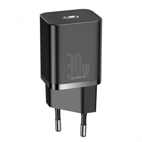 Сетевое зарядное устройство Baseus Speed Mini Quick Charger 30W Type-C 3A Черное