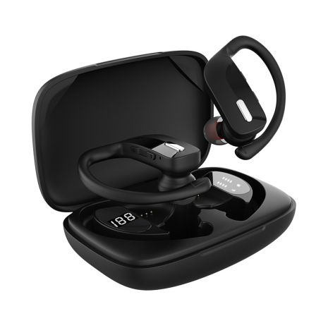 Бездротові спортивні bluetooth навушники True Wireless T17 Stereo Бездротові спортивні bluetooth навушники True Wireless T17 Stereo