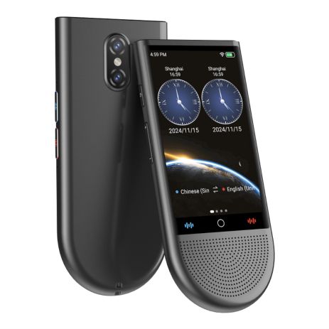 Интеллектуальный голосовой переводчик S15 с поддержкой 4G, Wi-Fi, оффлайн/онлайн перевода, ChatGPT и фото-распознаванием текста