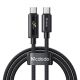 Кабель швидкого заряджання 100W USB-C to USB-C з подвійним дисплеєм Mcdodo 1,2 м CA-8000 Кабель швидкого заряджання 100W USB-C to USB-C з подвійним дисплеєм Mcdodo 1,2 м CA-8000