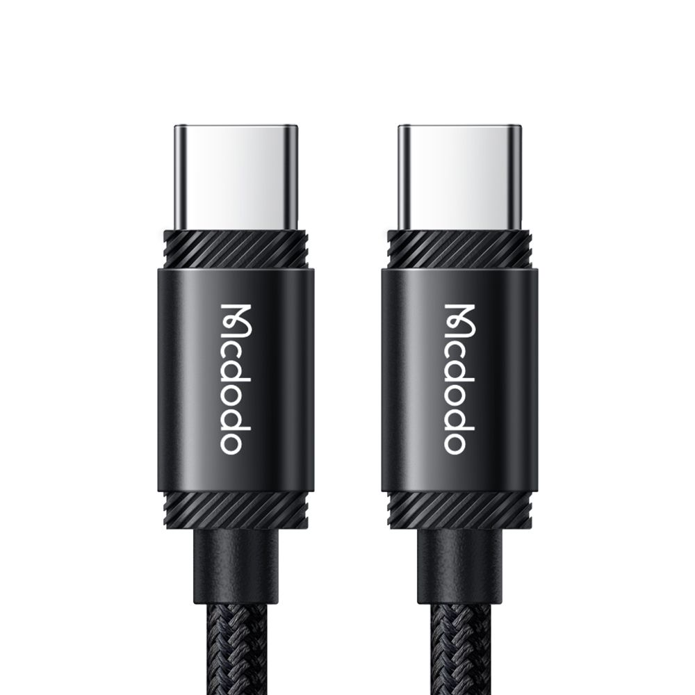 Кабель швидкого заряджання та передачі даних Mcdodo 240W USB-C to USB-C 2м для Macbook Air Pro 14 16 CA-3681 Чорний Кабель швидкого заряджання та передачі даних Mcdodo 240W USB-C to USB-C 2м для Macbook Air Pro 14 16 CA-3681 Чорний