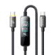 Кабель Mcdodo USB-C – USB-C 240W з TFT дисплеєм, PD швидка зарядка 5A, 1.2 м, чорний CA-8750