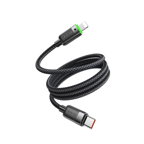 Кабель швидкого заряджання з магнітною функцією Mcdodo USB-C to Lightning 36W Magnetic Self-Winding Data Cable 1.2m CA-2010 Кабель швидкого заряджання з магнітною функцією Mcdodo USB-C to Lightning 36W Magnetic Self-Winding Data Cable 1.2m CA-2010