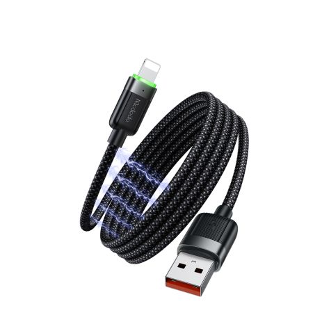 Кабель быстрой зарядки с магнитной функцией Mcdodo USB-A to Lightning 3A Magnetic Self-Winding Data Cable 1.2m CA-6000 Кабель быстрой зарядки с магнитной функцией Mcdodo USB-A to Lightning 3A Magnetic Self-Winding Data Cable 1.2m CA-6000