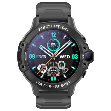 Дитячий смарт годинник K55H з GPS, SIM-картою, камерою, відеодзвінком та кнопкою SOS Black Дитячий смарт годинник K55H з GPS, SIM-картою, камерою, відеодзвінком та кнопкою SOS Black