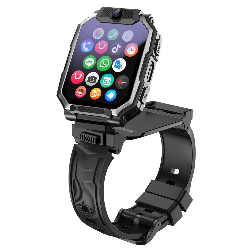 Дитячий смарт годинник AS23 з GPS, SIM-картою, відеодзвінком, водозахистом IPX7 та прослуховуванням Black Дитячий смарт годинник AS23 з GPS, SIM-картою, відеодзвінком, водозахистом IPX7 та прослуховуванням Black