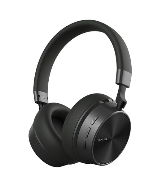 Бездротові bluetooth навушники Iqua HF001A з активним шумоподавленням ANC та тривалим часом автономної роботи Бездротові bluetooth навушники Iqua HF001A з активним шумоподавленням ANC та тривалим часом автономної роботи