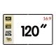 Екран для проектора 120 дюймів 16:9 портативний настінний Full HD 4K, тканинний складаний Екран для проектора 120 дюймів 16:9 портативний настінний Full HD 4K, тканинний складаний