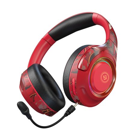 Беспроводные игровые стерео наушники с микрофоном EL-A2 Deep Bass Красные