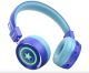 Детские беспроводные bluetooth наушники New Bee KH22B Blue