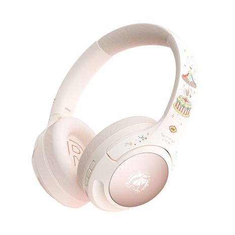 Бездротові bluetooth навушники LULE EL-GT2 з активним шумопоглинанням Pink Бездротові bluetooth навушники LULE EL-GT2 з активним шумопоглинанням Pink