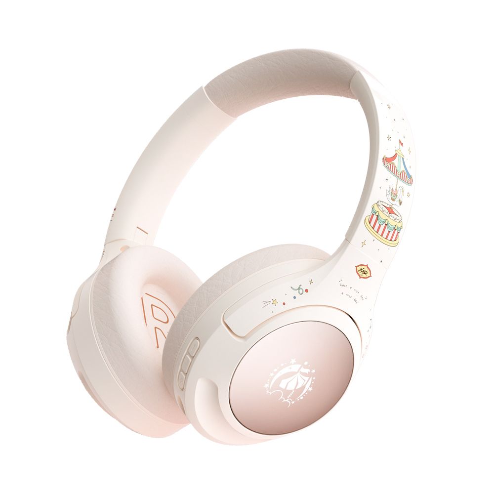 Бездротові bluetooth навушники LULE EL-GT2 з активним шумопоглинанням Pink Бездротові bluetooth навушники LULE EL-GT2 з активним шумопоглинанням Pink