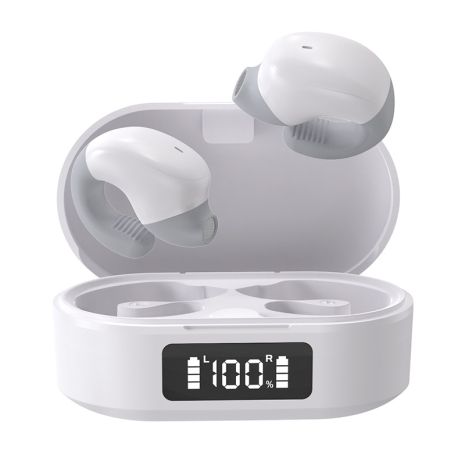 Бездротові відкриті bluetooth навушники-вкладиші Dacom TW1 White Бездротові відкриті bluetooth навушники-вкладиші Dacom TW1 White