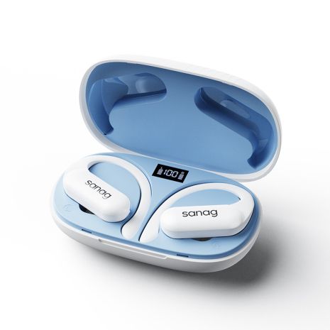 Бездротові bluetooth навушники Sanag Z22S Pro White