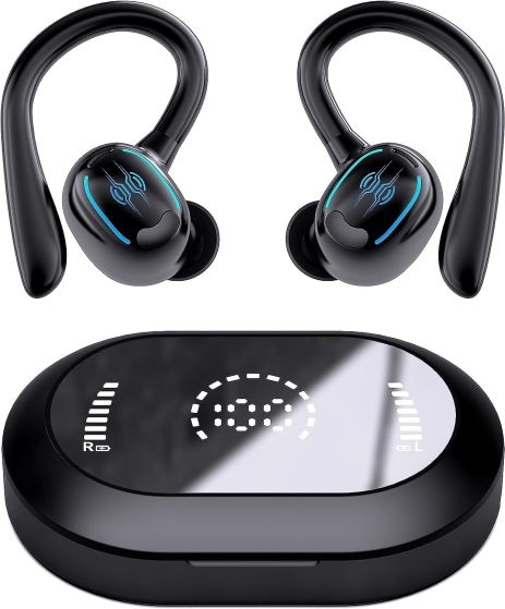Бездротові bluetooth навушники HBQ YYK-635 для спорту з додатковим кріпленням Бездротові bluetooth навушники HBQ YYK-635 для спорту з додатковим кріпленням