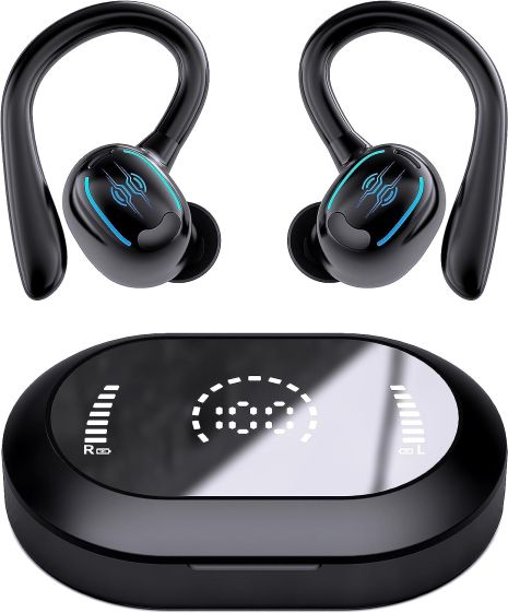 Бездротові bluetooth навушники HBQ YYK-635 для спорту з додатковим кріпленням