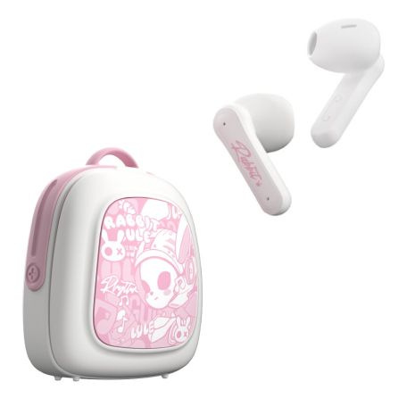 Бездротові сенсорні bluetooth навушники LULE GS-T1 із зарядним кейсом Pink Бездротові сенсорні bluetooth навушники LULE GS-T1 із зарядним кейсом Pink