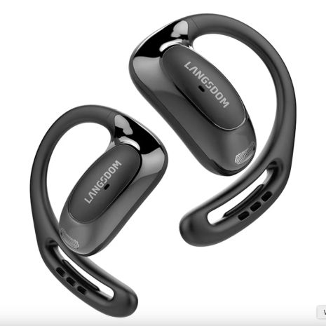 Бездротові спортивні навушники bluetooth Langsdom TE 10 Open Ear Black Бездротові спортивні навушники bluetooth Langsdom TE 10 Open Ear Black