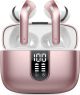 Бездротові блютуз навушники X08 з мікрофоном та сенсорним керуванням Pink