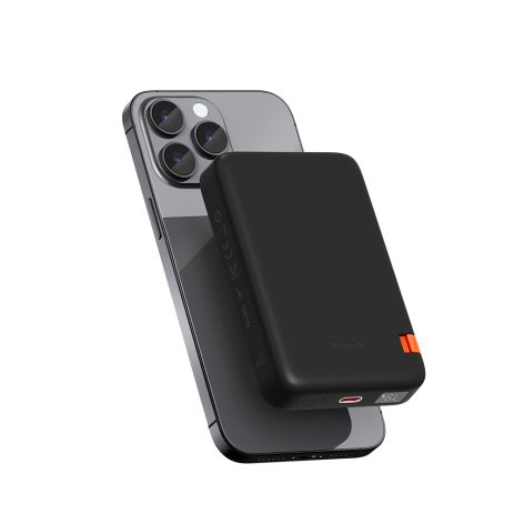 Магнитный беспроводной павербанк Mcdodo MC-5101 10000 mAh 20W со встроенным кронштейном Black Магнитный беспроводной павербанк Mcdodo MC-5101 10000 mAh 20W со встроенным кронштейном Black