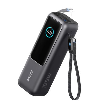Портативная зарядная станция (павербанк) Anker Power Bank A1695 25 000 мАч 165W для ноутбуков, планшетов и смартфонов Black