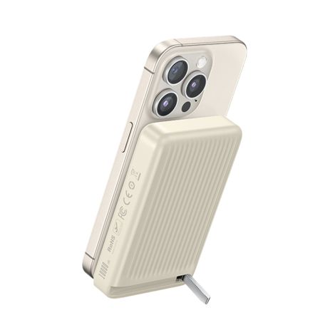 Магнітний павербанк Mcdodo 30W з ультрашвидкою зарядкою Qi2 Magnetic Wireless Charging 10000mAh Power Bank MC-7810 Khaki