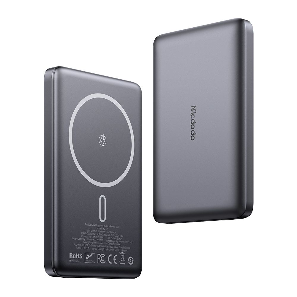 Магнітний ультратонкий павербанк Mcdodo MC-4541 20W Magnetic Wireless Metal Ultra-Thin 10000mAh Power Bank Магнітний ультратонкий павербанк Mcdodo MC-4541 20W Magnetic Wireless Metal Ultra-Thin 10000mAh Power Bank