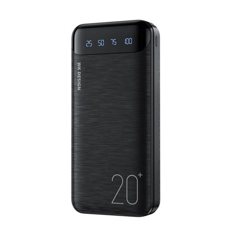 Аккумулятор портативный Wekome 20000mAh Power Bank Black