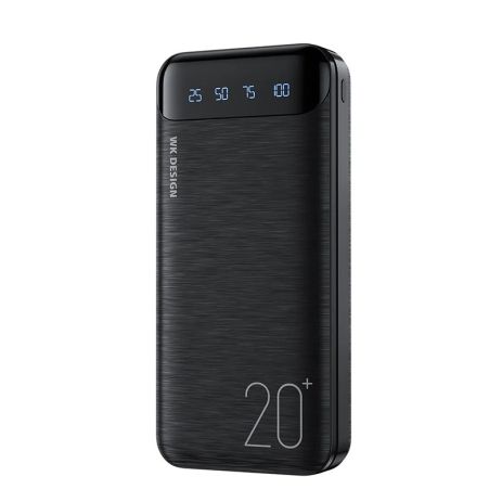 Аккумулятор портативный Wekome 20000mAh Power Bank Black