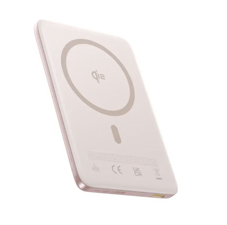 Повербанк Baseus PicoGo Magnetic 10000mAh 27W (MagSafe, бездротова зарядка, ультратонкий, з кабелем USB-C) Рожевий Повербанк Baseus PicoGo Magnetic 10000mAh 27W (MagSafe, бездротова зарядка, ультратонкий, з кабелем USB-C) Рожевий