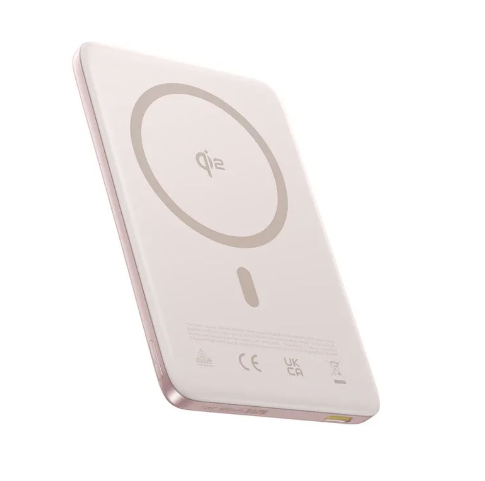 Повербанк Baseus PicoGo Magnetic 10000mAh 27W (MagSafe, бездротова зарядка, ультратонкий, з кабелем USB-C) Рожевий Повербанк Baseus PicoGo Magnetic 10000mAh 27W (MagSafe, бездротова зарядка, ультратонкий, з кабелем USB-C) Рожевий