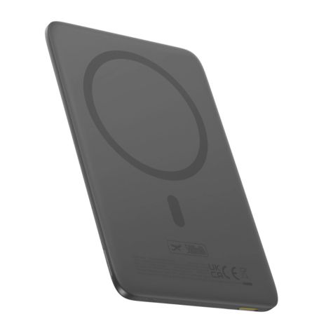 Повербанк Baseus PicoGo Magnetic 5000mAh 20W (MagSafe, беспроводная зарядка, ультратонкий, USB-C) Черный