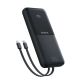 Павербанк Baseus 10000mAh 22.5W з вбудованими кабелями Type-C та Lightning, швидка зарядка, дисплей Чорний PJP31 Павербанк Baseus 10000mAh 22.5W з вбудованими кабелями Type-C та Lightning, швидка зарядка, дисплей Чорний PJP31