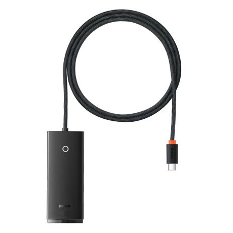 USB-хаб адаптер Baseus Lite Series 4-in-1 (Type-С to USB 3.0*4) 1м Black