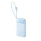 Павербанк Baseus EnerFill FC11 10000mAh 22.5W з кабелями Type-C / Lightning, Powerbank швидка зарядка Blue Павербанк Baseus EnerFill FC11 10000mAh 22.5W з кабелями Type-C / Lightning, Powerbank швидка зарядка Blue