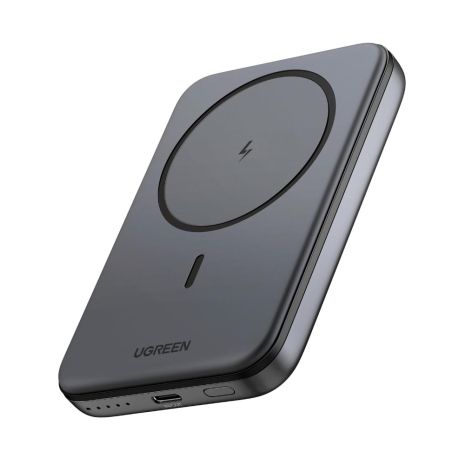 Повербанк UGREEN 10000 mAh 20W c магнитной беспроводной зарядкой MagSafe PB561 Black