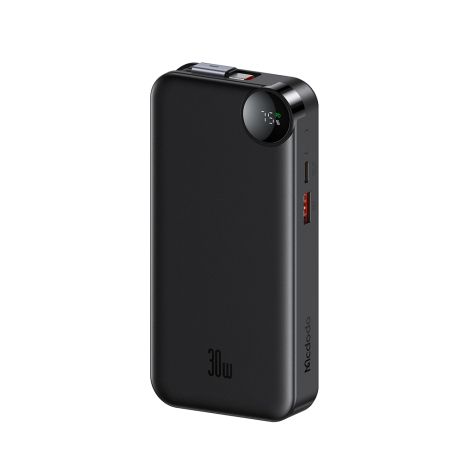 Павербанк Mcdodo FreeGo 10000 mAh 30W із вбудованим висувним USB-C кабелем та LED-дисплеєм MC-3870