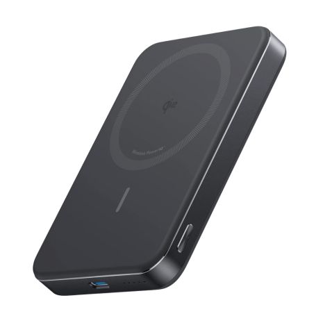 Повербанк Anker MagGo A1664 10000 mAh Qi2 30W, магнитный Power Bank с USB-C PD для iPhone (MagSafe) и Android Black