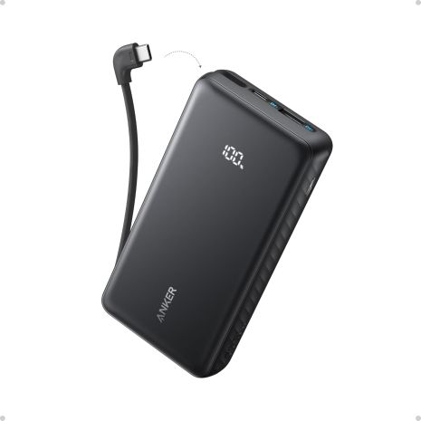 Павербанк Anker Zolo 20000 mAh 22.5W быстрая зарядка, Power Bank для телефона, iPhone, Android A110EP11 Black