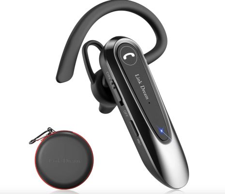 Беспроводная bluetooth гарнитура Link Dream LC-B45 с шумопоглощением и чехлом Black Беспроводная bluetooth гарнитура Link Dream LC-B45 с шумопоглощением и чехлом Black