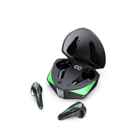 Бездротові геймерські bluetooth навушники YYK-Q35 Gaming із зарядним кейсом та LED підсвічуванням Бездротові геймерські bluetooth навушники YYK-Q35 Gaming із зарядним кейсом та LED підсвічуванням