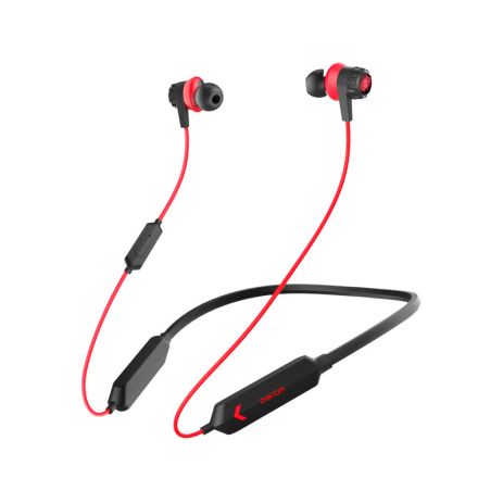 Игровые беспроводные наушники Dacom GH02 со светодиодной подсветкой RGB Red