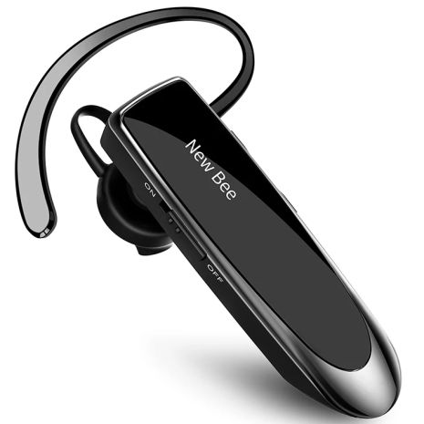 Беспроводная bluetooth гарнитура New Bee LC-B41 HD Call с шумоподавлением Black Беспроводная bluetooth гарнитура New Bee LC-B41 HD Call с шумоподавлением Black