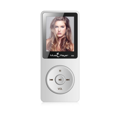 MP3 плеер X02 Hi-Fi 4Gb с FM радио и диктофоном White MP3 плеер X02 Hi-Fi 4Gb с FM радио и диктофоном White